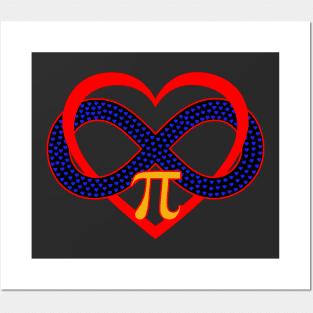 Polyamory Infinity Heart Symbol Posters and Art